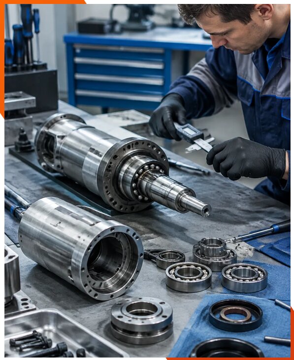 Ремонт электрошпинделей станков с выездом в Лангепас