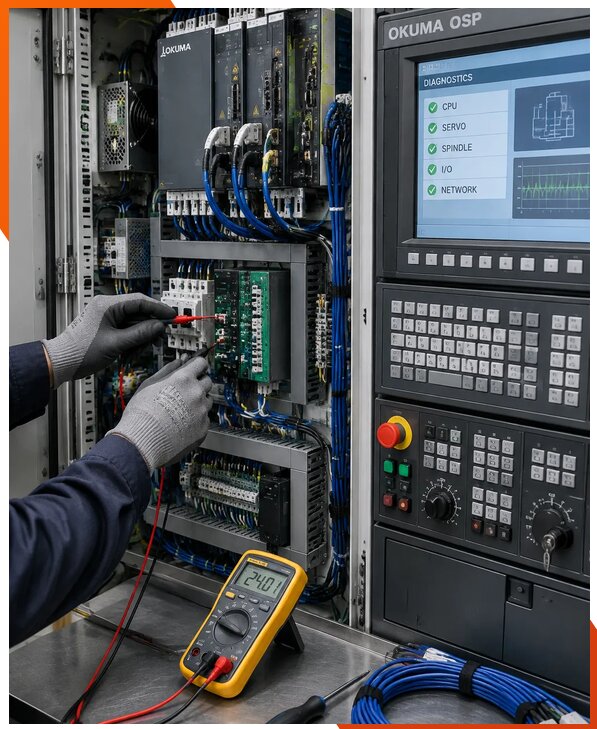 Ремонт систем ЧПУ Okuma OSP в Лангепасе